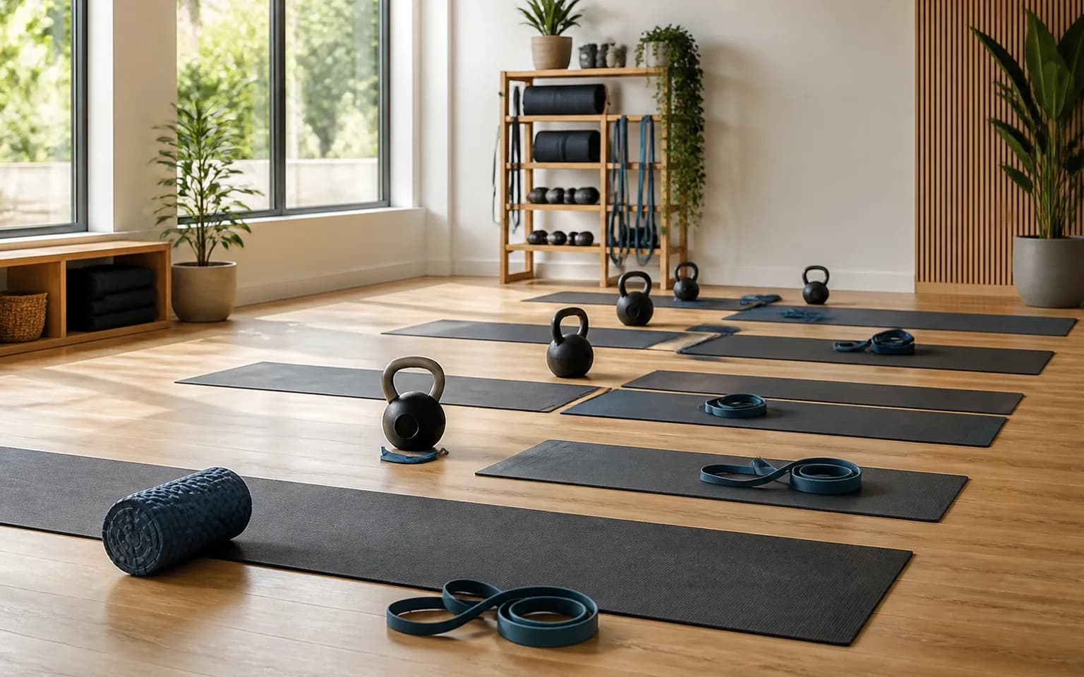 A fitness class