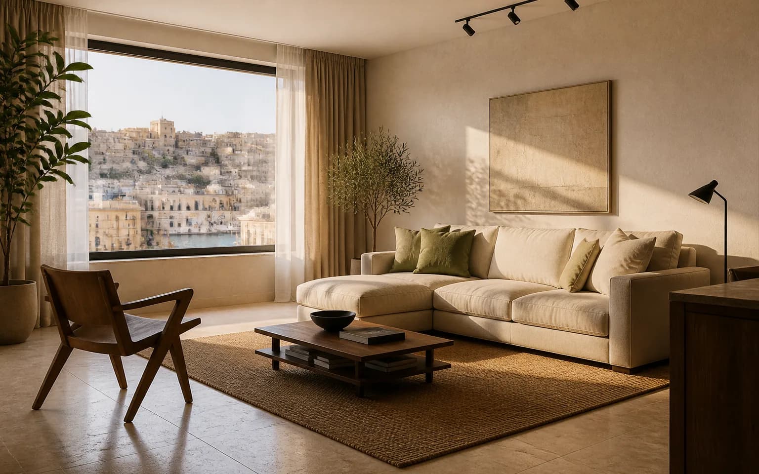 A bright contemporary apartment